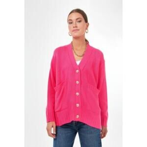 POMANDER PLACE Hot Pink Slone Cardigan Size XS NWT Retail $128 Tuckernuck